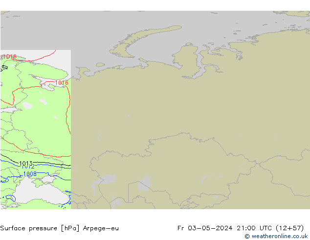 Luchtdruk (Grond) Arpege-eu vr 03.05.2024 21 UTC