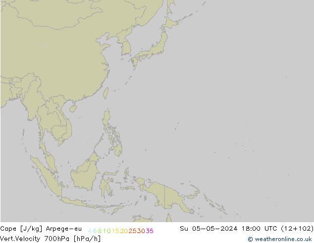 Cape Arpege-eu Ne 05.05.2024 18 UTC
