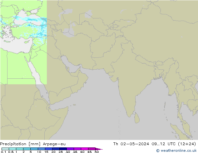 Neerslag Arpege-eu do 02.05.2024 12 UTC