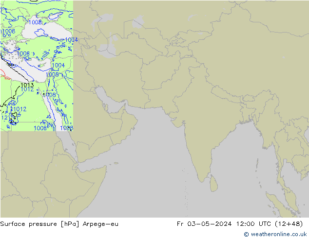 pressão do solo Arpege-eu Sex 03.05.2024 12 UTC