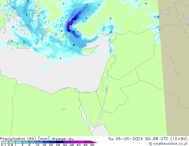 opad (6h) Arpege-eu nie. 05.05.2024 06 UTC