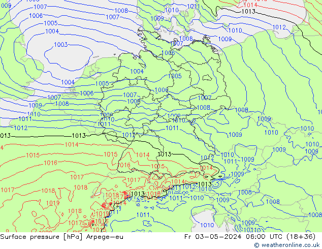 ciśnienie Arpege-eu pt. 03.05.2024 06 UTC