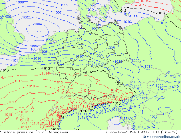      Arpege-eu  03.05.2024 09 UTC