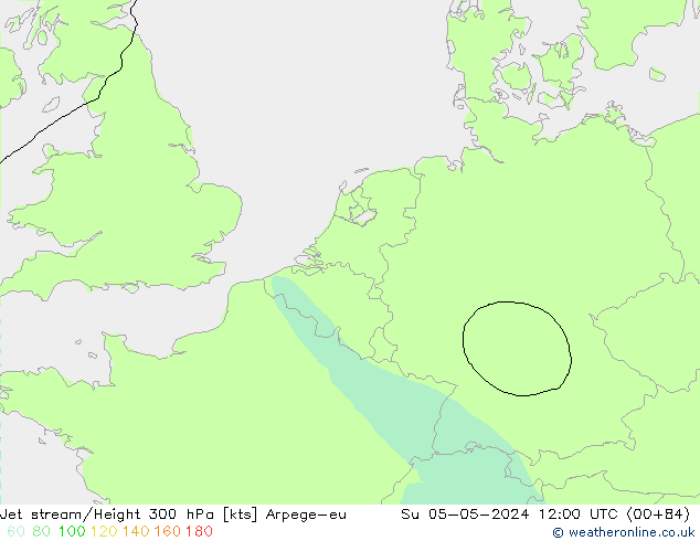 Prąd strumieniowy Arpege-eu nie. 05.05.2024 12 UTC