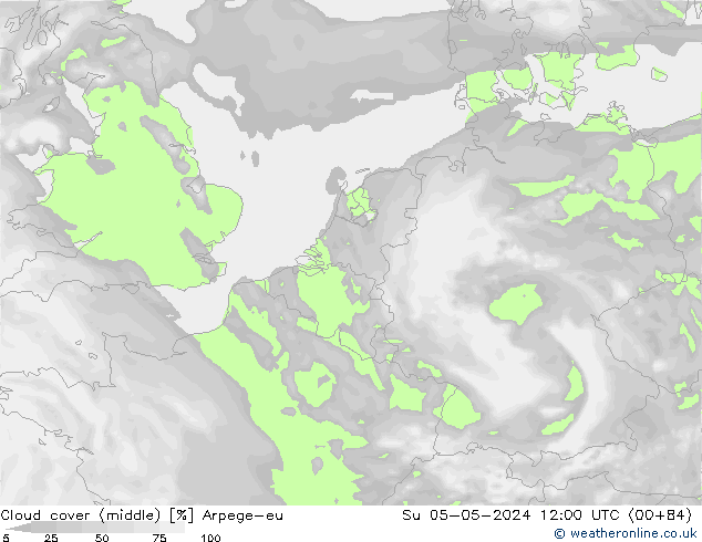 zachmurzenie (środk.) Arpege-eu nie. 05.05.2024 12 UTC