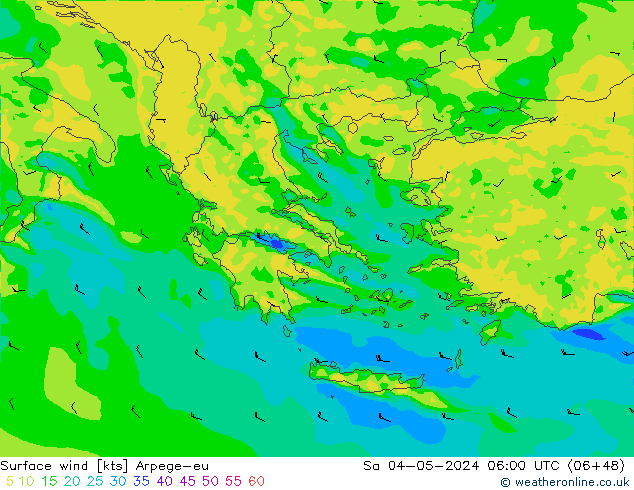  10 m Arpege-eu  04.05.2024 06 UTC