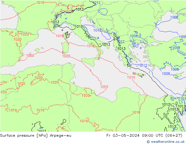 pressão do solo Arpege-eu Sex 03.05.2024 09 UTC