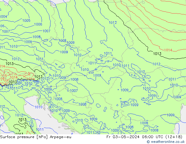 pressão do solo Arpege-eu Sex 03.05.2024 06 UTC
