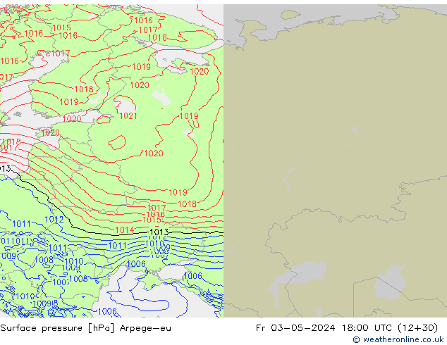 pressão do solo Arpege-eu Sex 03.05.2024 18 UTC