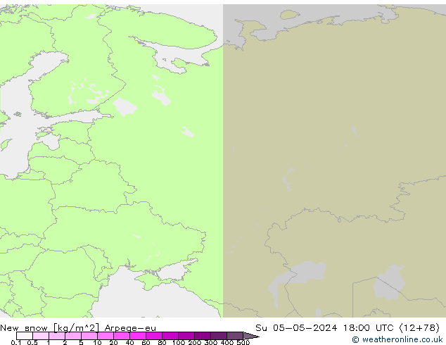 yeni kar Arpege-eu Paz 05.05.2024 18 UTC