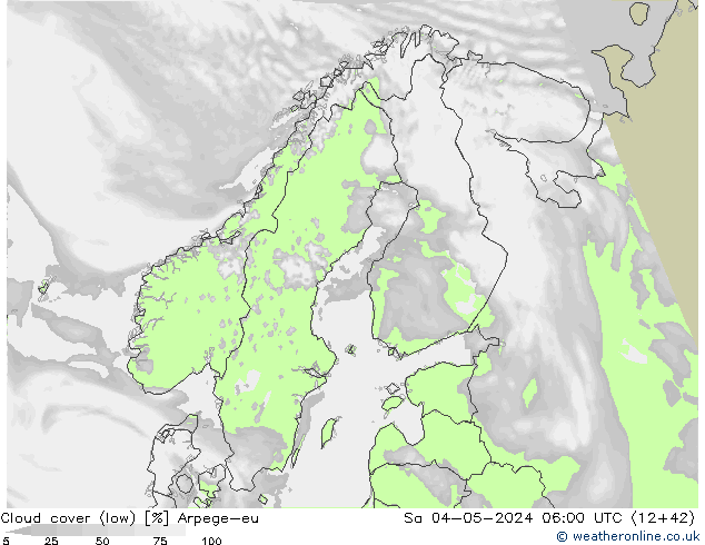 Bulutlar (düşük) Arpege-eu Cts 04.05.2024 06 UTC