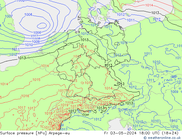 ciśnienie Arpege-eu pt. 03.05.2024 18 UTC