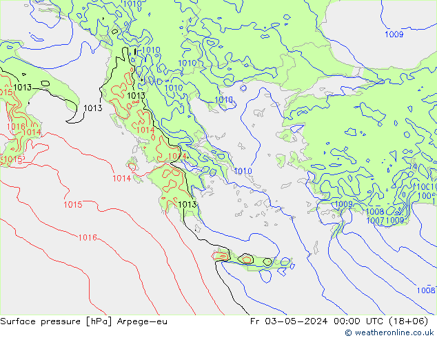 ciśnienie Arpege-eu pt. 03.05.2024 00 UTC