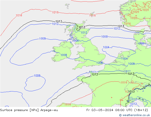 pressão do solo Arpege-eu Sex 03.05.2024 06 UTC