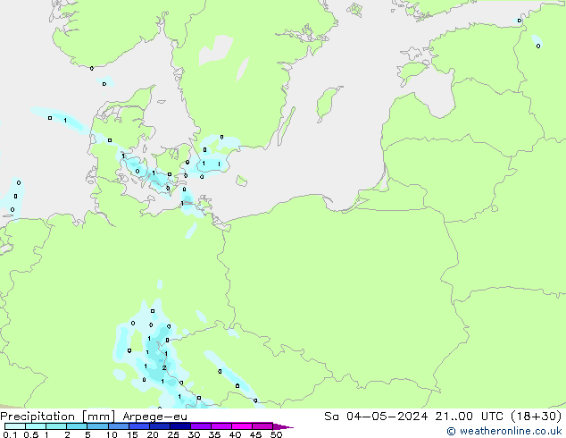 Yağış Arpege-eu Cts 04.05.2024 00 UTC