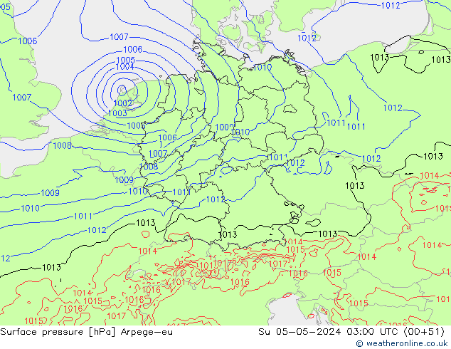 pression de l'air Arpege-eu dim 05.05.2024 03 UTC