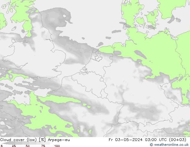 Bulutlar (düşük) Arpege-eu Cu 03.05.2024 03 UTC