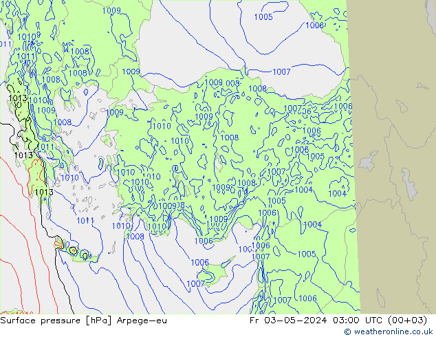 ciśnienie Arpege-eu pt. 03.05.2024 03 UTC