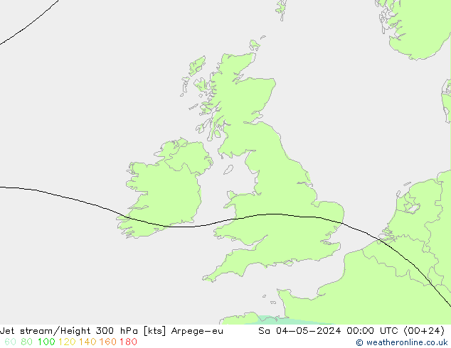 Prąd strumieniowy Arpege-eu so. 04.05.2024 00 UTC