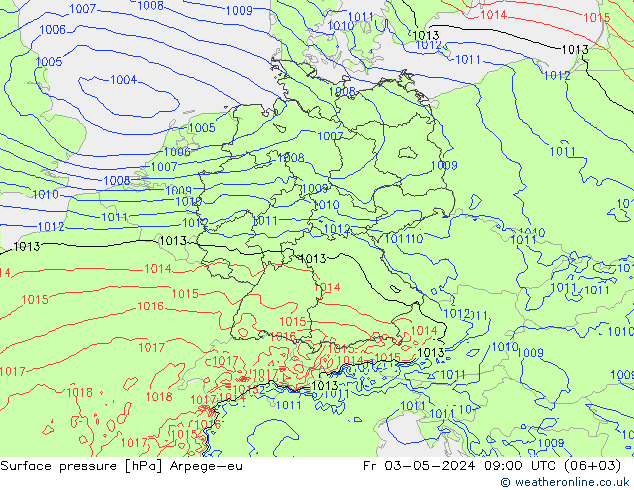ciśnienie Arpege-eu pt. 03.05.2024 09 UTC