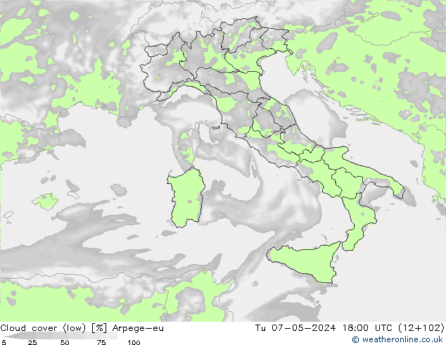 nuvens (baixo) Arpege-eu Ter 07.05.2024 18 UTC