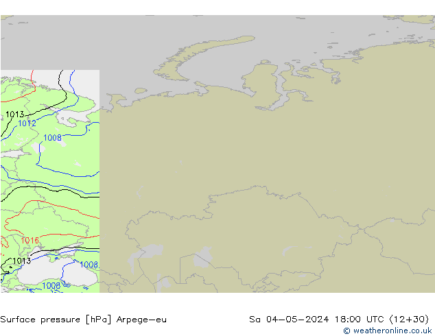 ciśnienie Arpege-eu so. 04.05.2024 18 UTC
