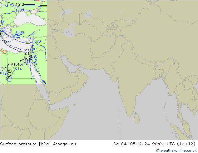 Yer basıncı Arpege-eu Cts 04.05.2024 00 UTC