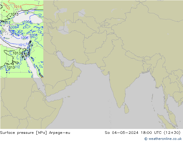 pressão do solo Arpege-eu Sáb 04.05.2024 18 UTC