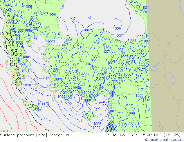 pressão do solo Arpege-eu Sex 03.05.2024 18 UTC