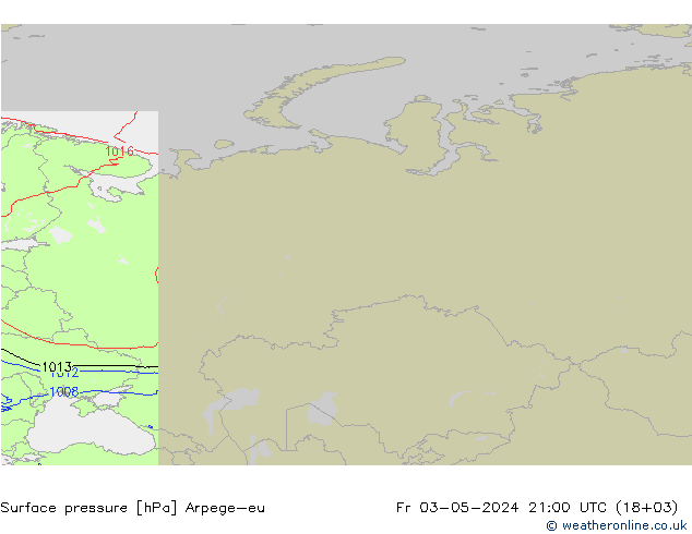 Yer basıncı Arpege-eu Cu 03.05.2024 21 UTC