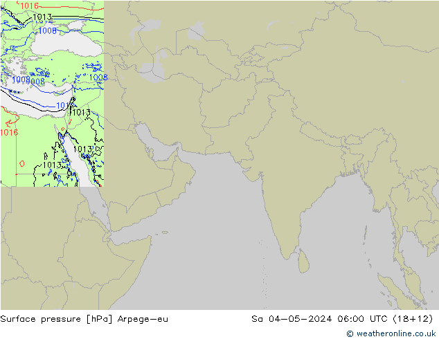 pression de l'air Arpege-eu sam 04.05.2024 06 UTC