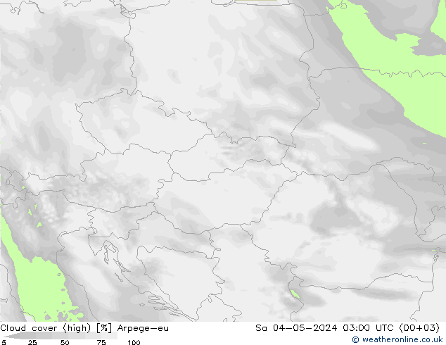 Bulutlar (yüksek) Arpege-eu Cts 04.05.2024 03 UTC