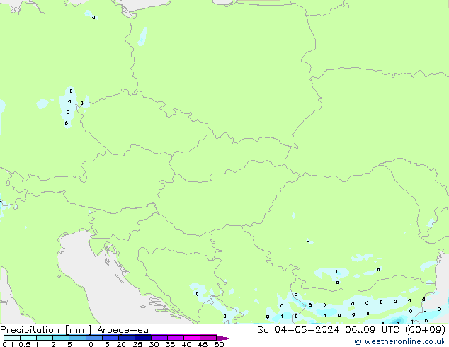 Yağış Arpege-eu Cts 04.05.2024 09 UTC