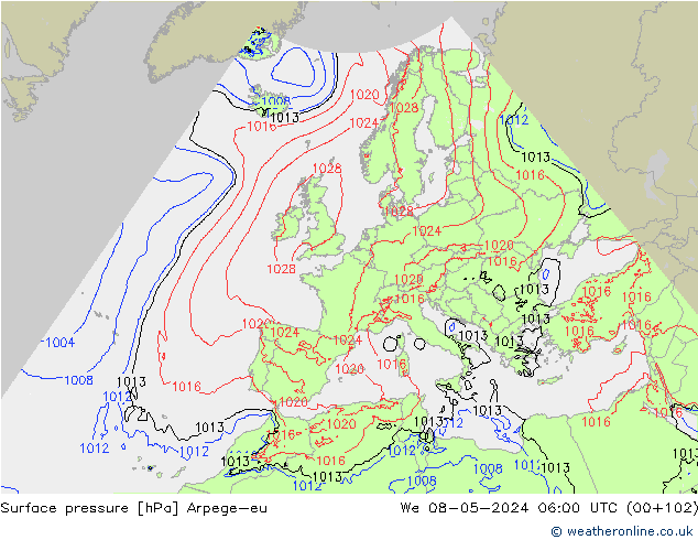      Arpege-eu  08.05.2024 06 UTC