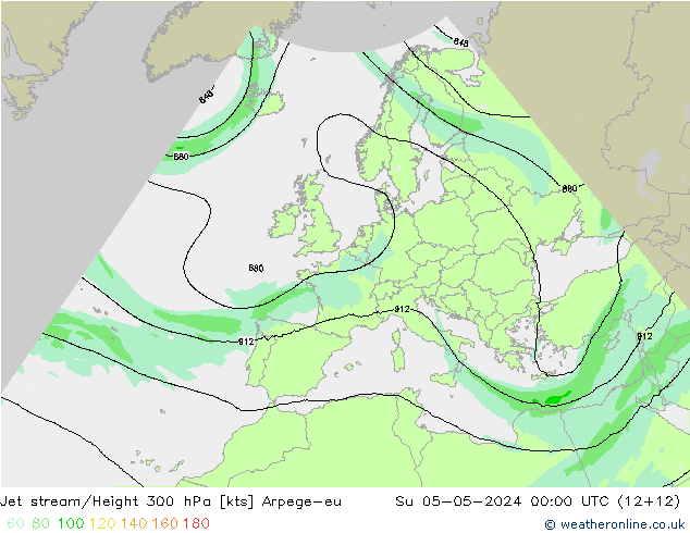 Prąd strumieniowy Arpege-eu nie. 05.05.2024 00 UTC