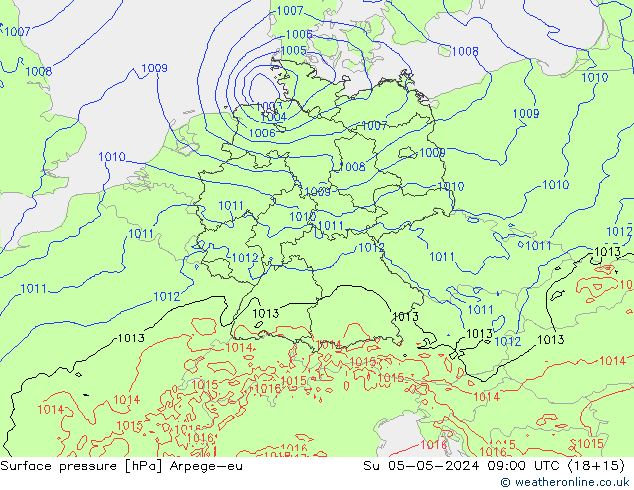      Arpege-eu  05.05.2024 09 UTC