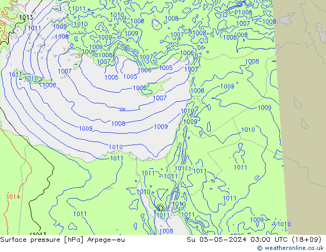 pression de l'air Arpege-eu dim 05.05.2024 03 UTC