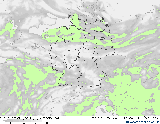 nuvens (baixo) Arpege-eu Seg 06.05.2024 18 UTC