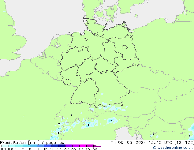 opad Arpege-eu czw. 09.05.2024 18 UTC