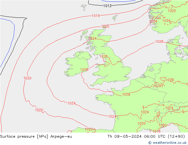      Arpege-eu  09.05.2024 06 UTC