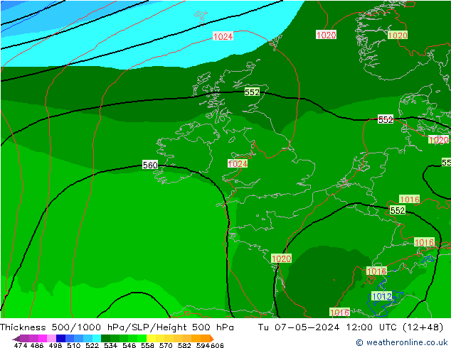 Thck 500-1000hPa Arpege-eu Út 07.05.2024 12 UTC