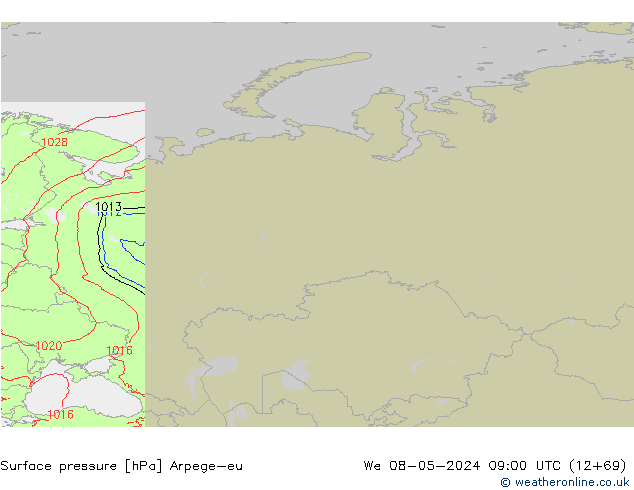      Arpege-eu  08.05.2024 09 UTC