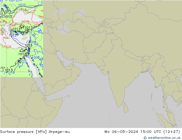 Yer basıncı Arpege-eu Pzt 06.05.2024 15 UTC