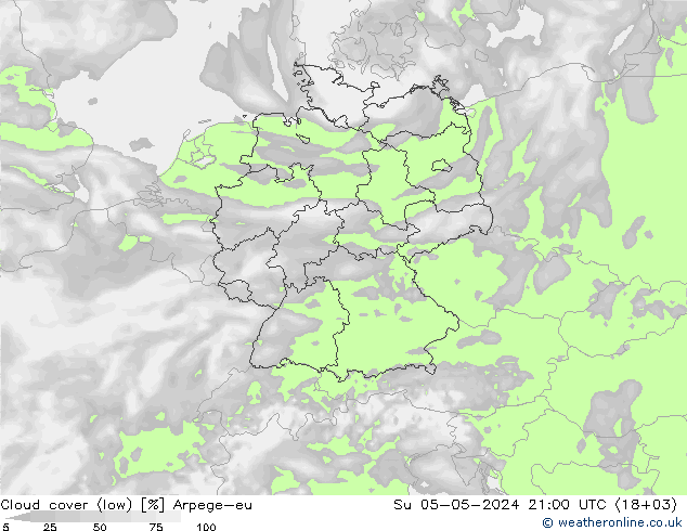 Nubi basse Arpege-eu dom 05.05.2024 21 UTC