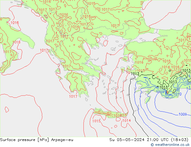 ciśnienie Arpege-eu nie. 05.05.2024 21 UTC