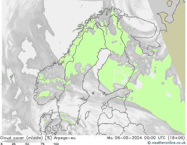 zachmurzenie (środk.) Arpege-eu pon. 06.05.2024 00 UTC