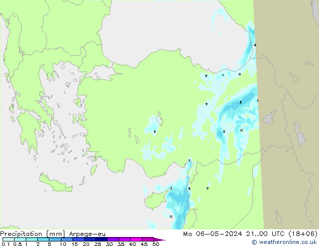 Yağış Arpege-eu Pzt 06.05.2024 00 UTC