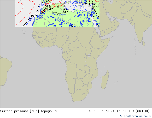     Arpege-eu  09.05.2024 18 UTC