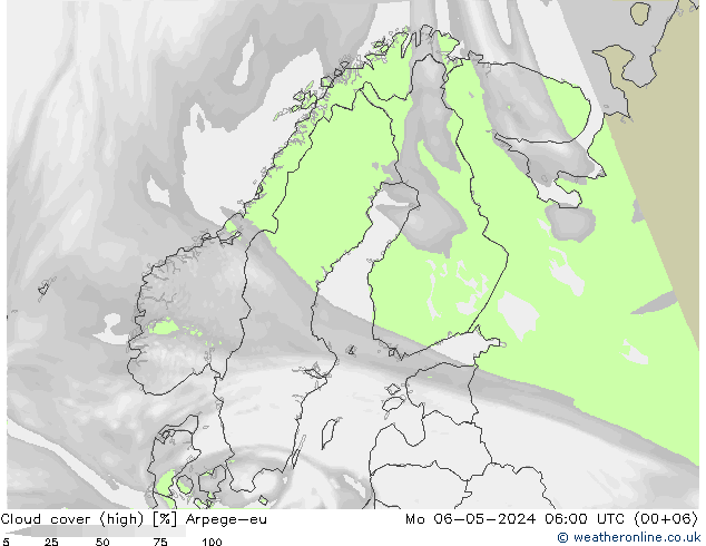nuvens (high) Arpege-eu Seg 06.05.2024 06 UTC
