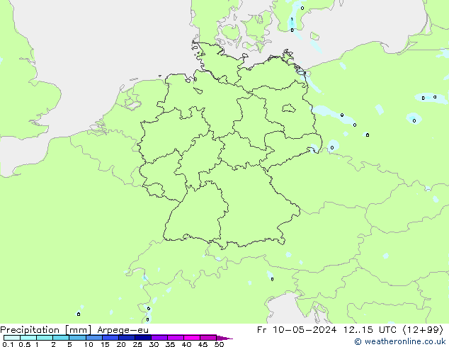 Niederschlag Arpege-eu Fr 10.05.2024 15 UTC